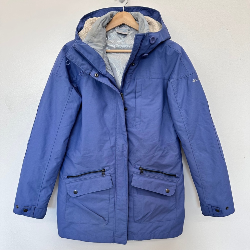 Columbia Carson Pass Interchange‎ 3-In-1 Jacket Womens Medium Hooded Waterproof